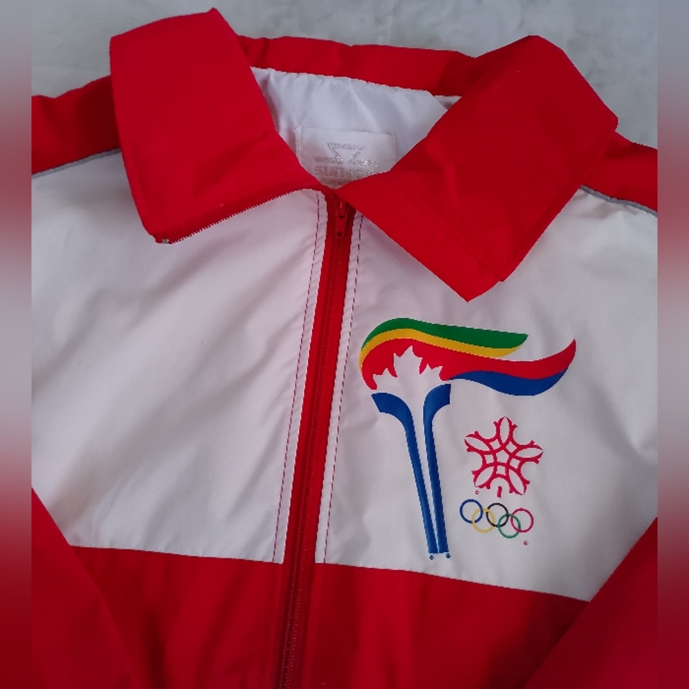 Vintage 1988 Olympics Games Calgary Torch Runner Track Suit - Picture 8 of 13